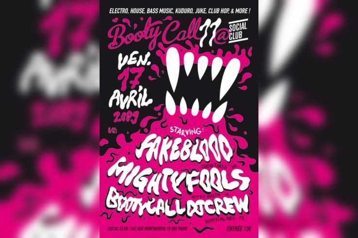 Booty Call, Social Club, Soirée, Fake Blood
