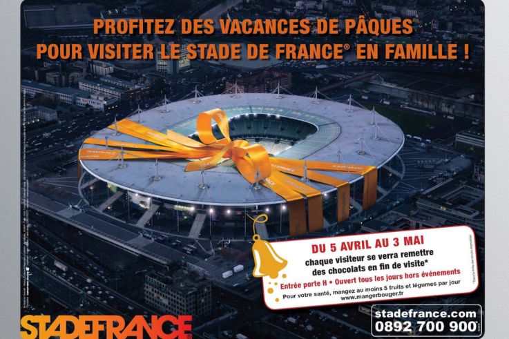 Stade de France, Chasse au trésor, Vacances de Pâques