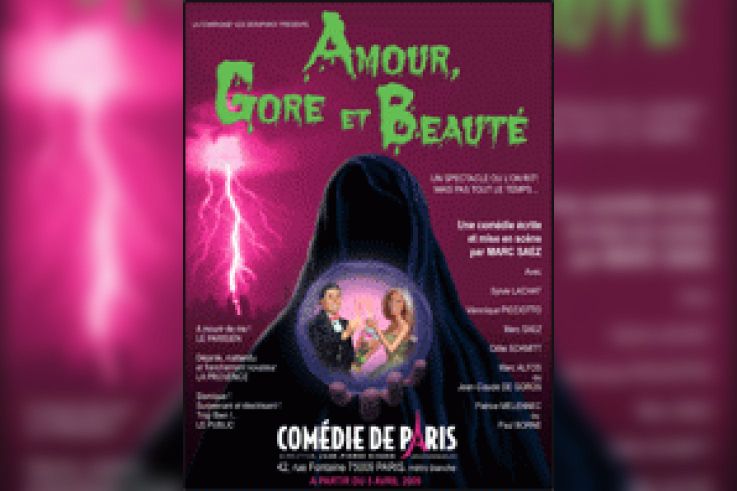 Spectacle, Théâtre, Paris, Amour, gore et beauté, Comédie de Paris 