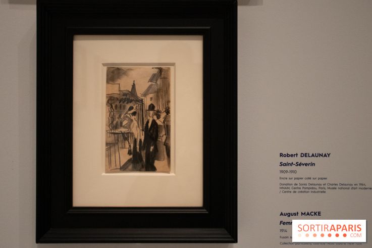 Femme dans une rue à Thoune, August Macke, 1914 - L'aventure du Cavalier Bleu au Musée de l'Orangerie