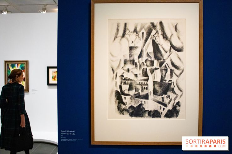 Fenêtre sur la ville, Robert Delaunay, 1925 - L'aventure du Cavalier Bleu au Musée de l'Orangerie
