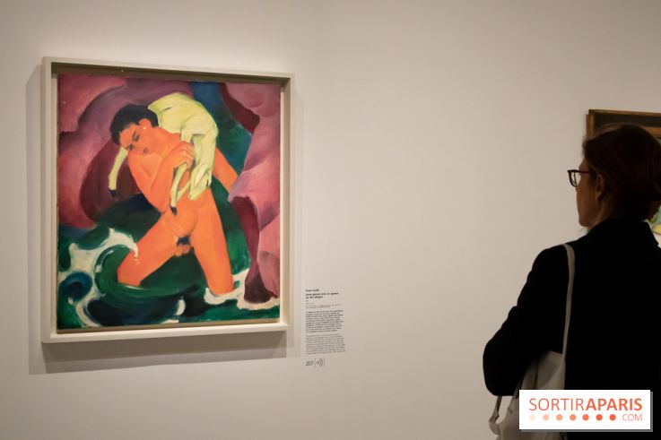 Jeune garçon avec un agneau, Franz Marc, 1911 - L'aventure du Cavalier Bleu au Musée de l'Orangerie