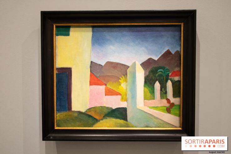 Paysage africain, August macke, 1914 - L'aventure du Cavalier Bleu au Musée de l'Orangerie
