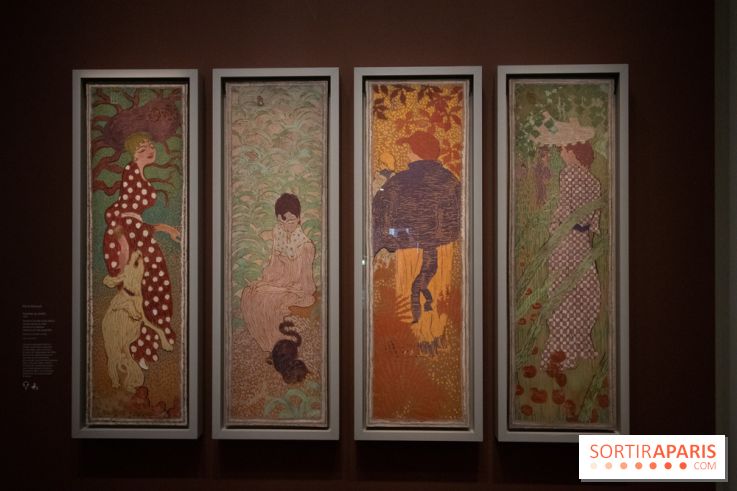 Femmes au jardin, Pierre Bonnard, 1891 - Les nabis et le Décor au Musée du Luxembourg