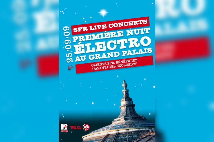 SFR, SFR live concerts, Grand Palais, Paris, Concerts, Etienne de Crécy