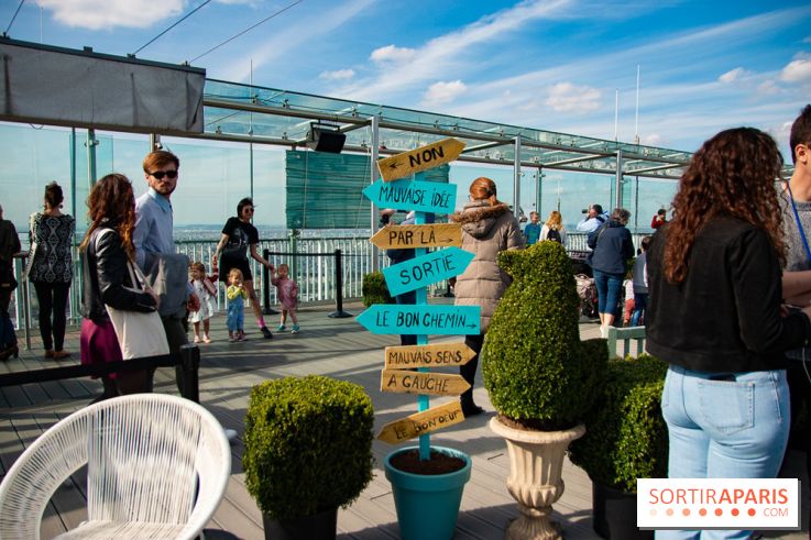 Chasse aux oeufs de Pâques sur le rooftop de la Tour Montparnasse : nos photos