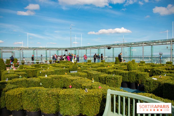 Chasse aux oeufs de Pâques sur le rooftop de la Tour Montparnasse : nos photos