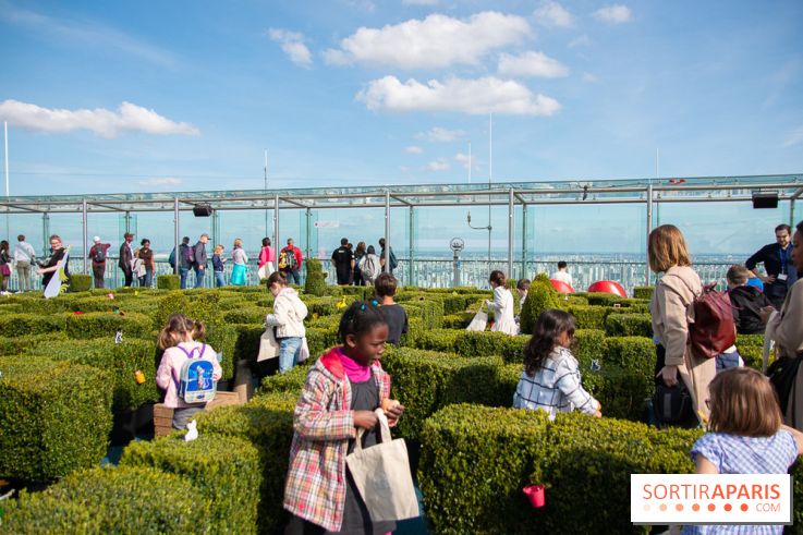 Chasse aux oeufs de Pâques sur le rooftop de la Tour Montparnasse : nos photos