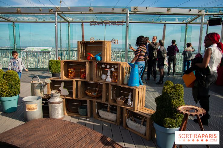 Chasse aux oeufs de Pâques sur le rooftop de la Tour Montparnasse : nos photos