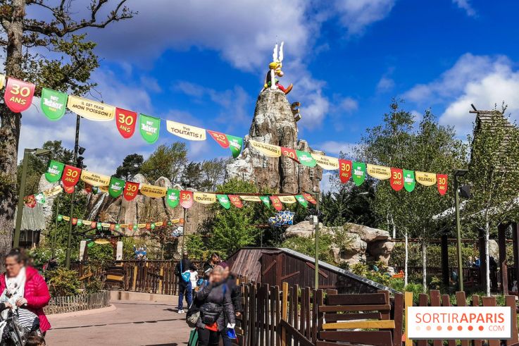 Inauguration Attention Menhirs ! et fête des 30 ans du Parc Astérix