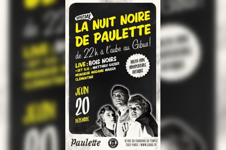 LA NUIT NOIRE DE PAULETTE