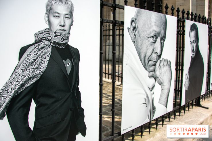 Expo Stéphane de Bourgies, Cinquante portraits de chefs, à la Mairie du 1er