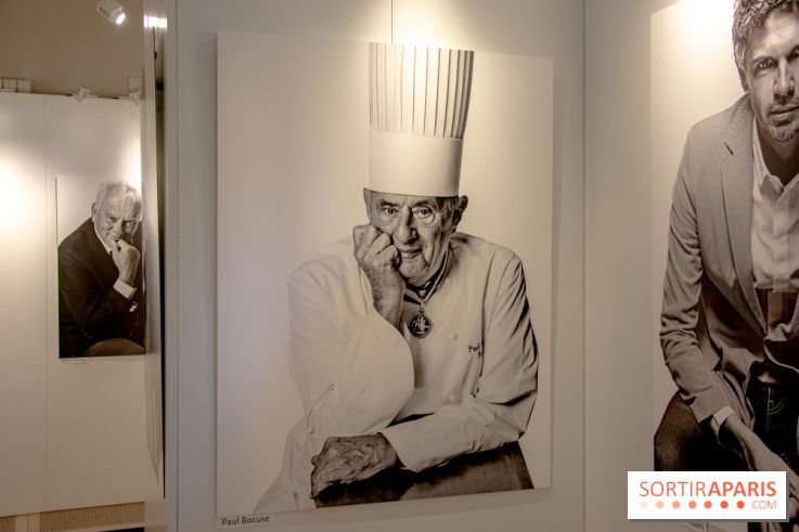 Expo Stéphane de Bourgies, Cinquante portraits de chefs, à la Mairie du 1er