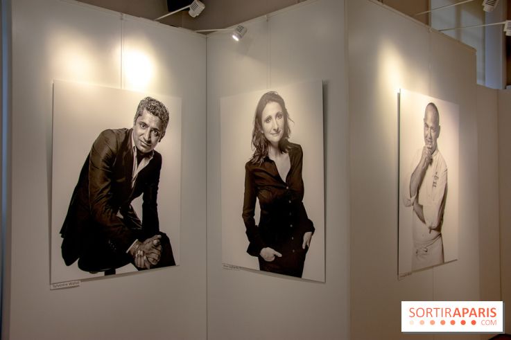 Expo Stéphane de Bourgies, Cinquante portraits de chefs, à la Mairie du 1er