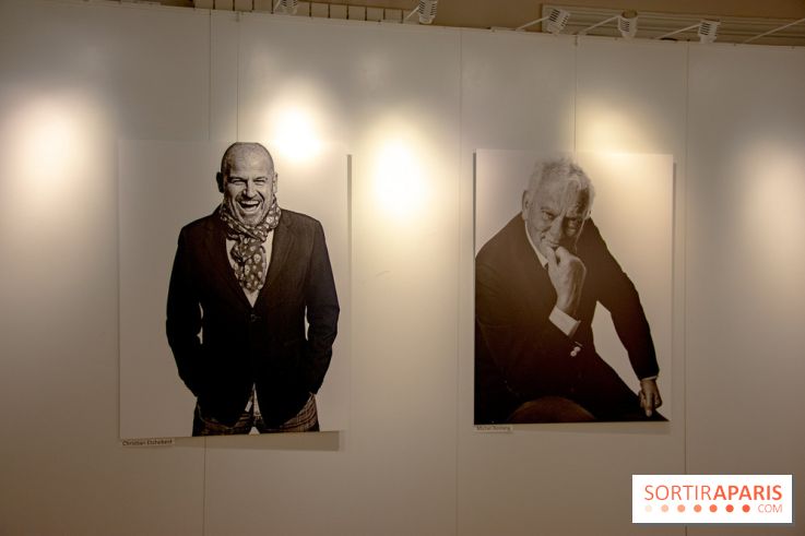 Expo Stéphane de Bourgies, Cinquante portraits de chefs, à la Mairie du 1er
