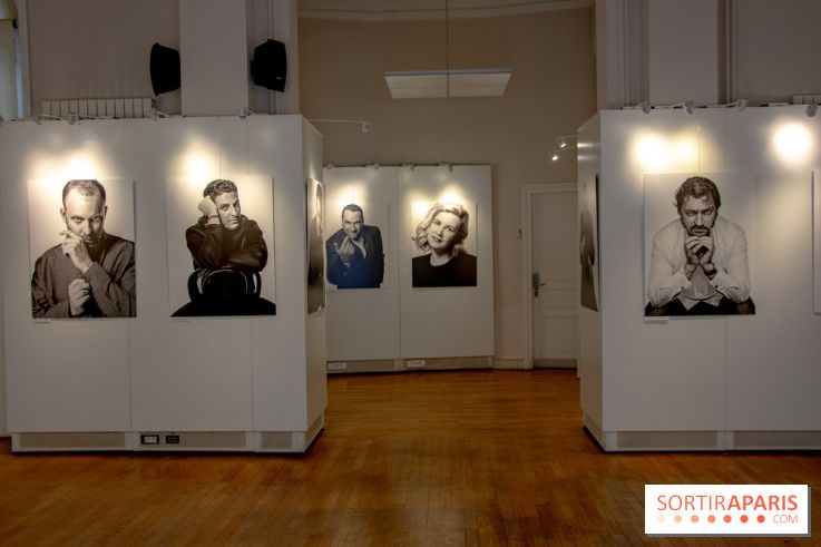 Expo Stéphane de Bourgies, Cinquante portraits de chefs, à la Mairie du 1er