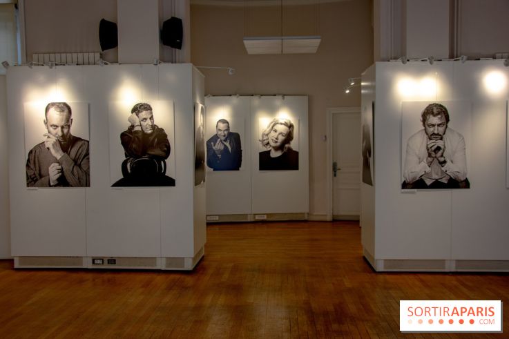Expo Stéphane de Bourgies, Cinquante portraits de chefs, à la Mairie du 1er