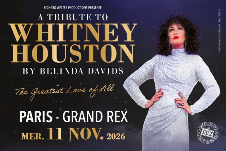 Belinda DAVIDS : Tribute to Whitney HOUSTON en concert à la Salle Pleyel