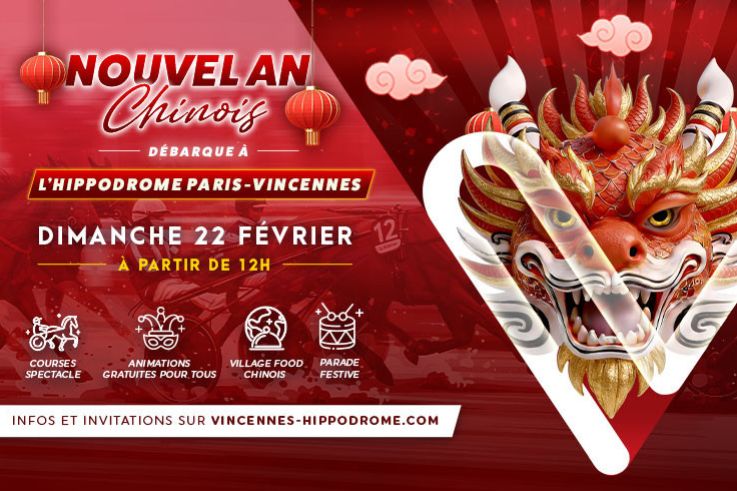 Nouvel An Chinois 2026 : l’Année du Cheval à l’Hippodrome Paris-Vincennes ce dimanche !