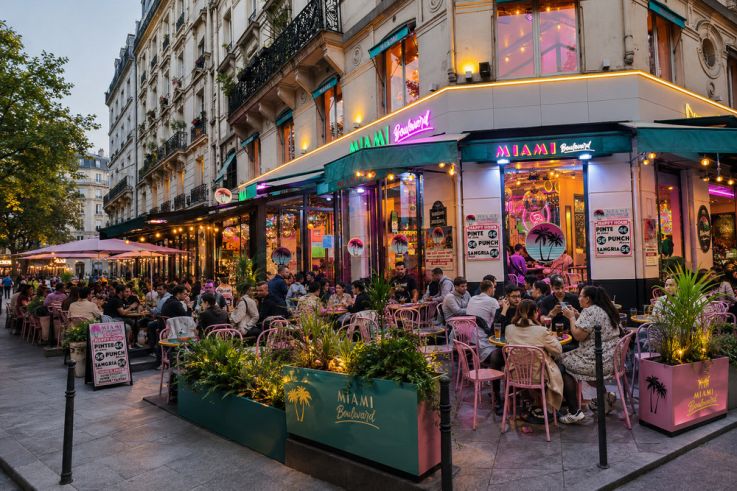 Miami Boulevard : resto-club festif et brunch à volonté le week-end et jour férié