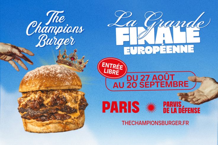 The Champions Burger : la finale du plus grand championnat européen de burgers à Paris La Défense
