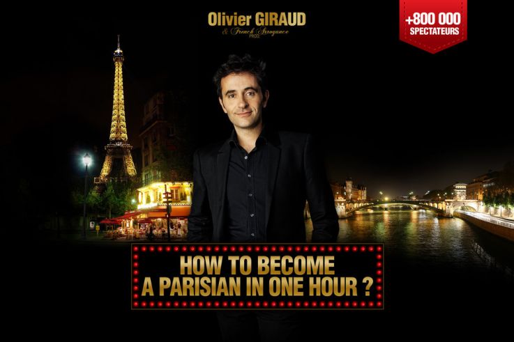 How to become a parisian in one hour ? Le spectacle en anglais d'Olivier Giraud au théâtre  - code promo