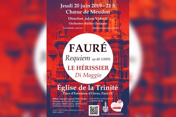 Requiem de Gabriel Fauré (version 1889) interpreté par le chœur de Meudon