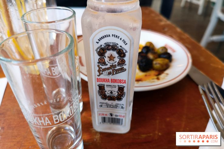 Mabrouk - La fameuse boukha Bokobza, l'amie des olives !