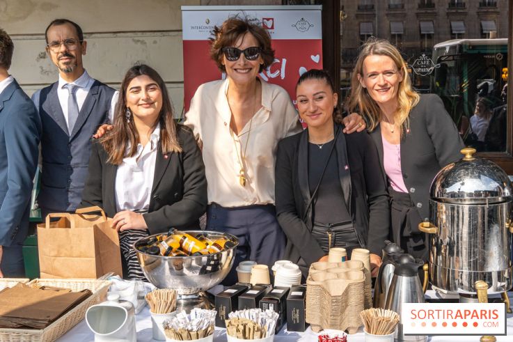 Le Petit déjeuner du Cœur du Café de la Paix -  Ines de la Fressange