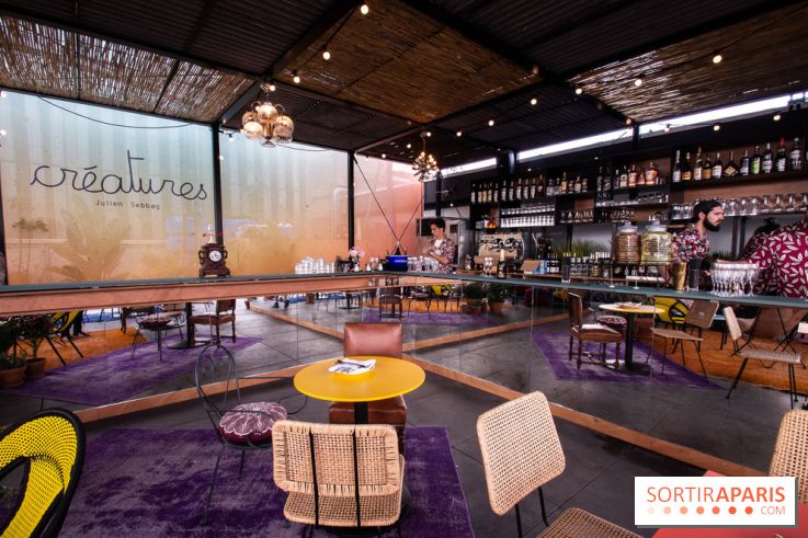 Créatures : le restaurant éphémère sur la terrasse des Galeries Lafayette, les photos