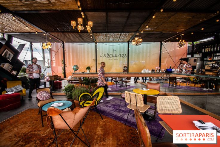 Créatures : le restaurant éphémère sur la terrasse des Galeries Lafayette, les photos