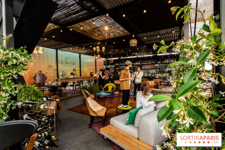 Créatures : le restaurant éphémère sur la terrasse des Galeries Lafayette, les photos