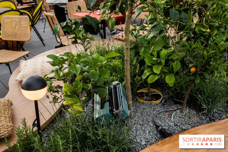 Créatures : le restaurant éphémère sur la terrasse des Galeries Lafayette, les photos