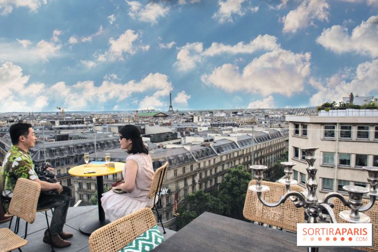 Créatures : le restaurant éphémère sur la terrasse des Galeries Lafayette, les photos