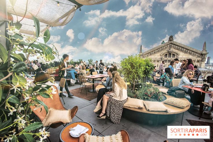 Créatures : le restaurant éphémère sur la terrasse des Galeries Lafayette, les photos