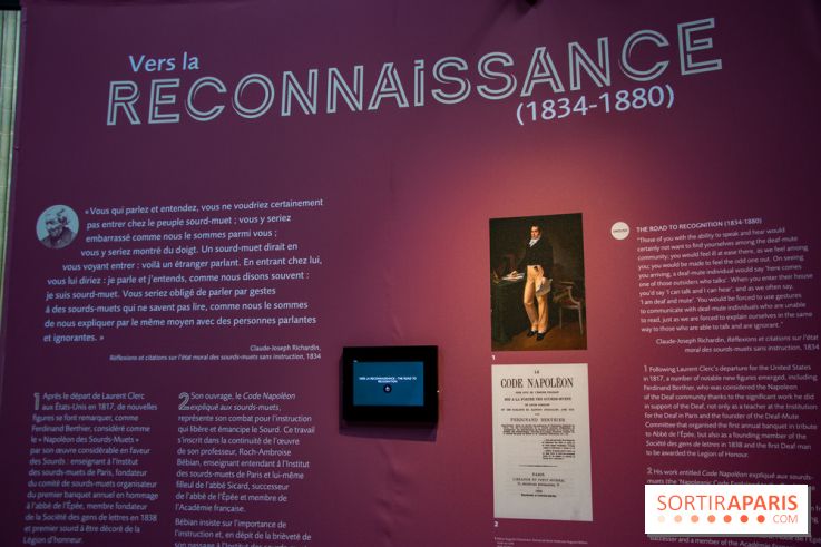 L'Histoire Silencieuse des Sourds, l'exposition au Panthéon