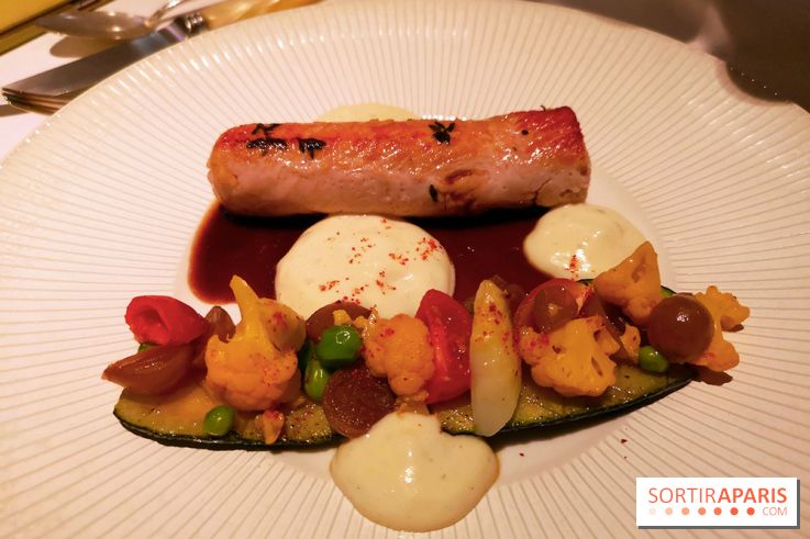 Restaurant Jacques Faussat - Suprême de volaille, mousse gratin et courgettes