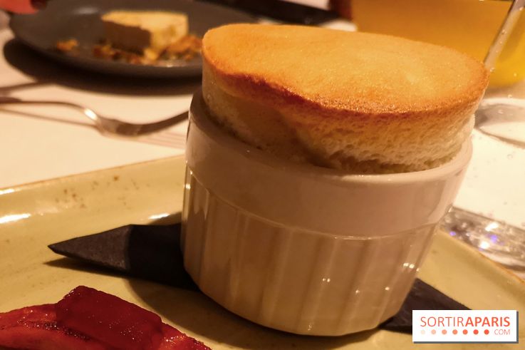 Restaurant Jacques Faussat - Le Soufflé banane, glace noix de coco