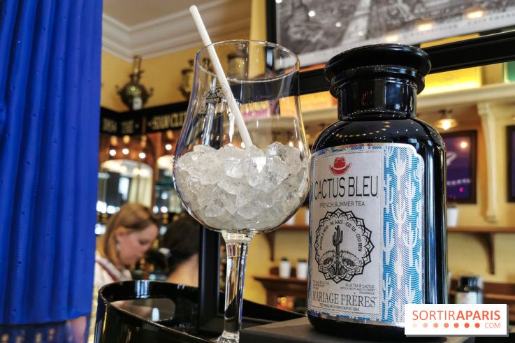 Thé glacé et éclair Cactus Bleu de Mariage Frères, les photos - flacon