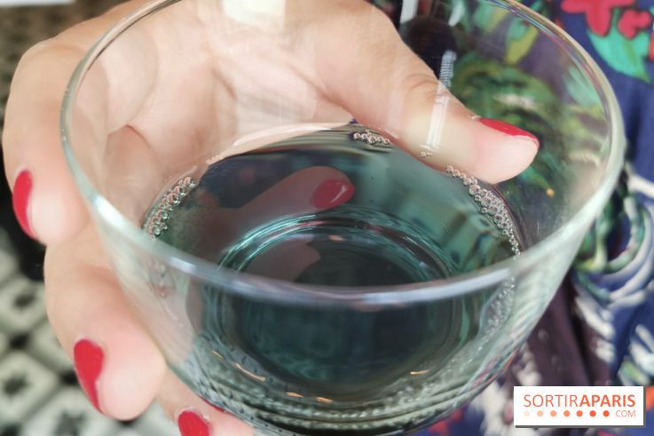 Thé glacé et éclair Cactus Bleu de Mariage Frères, les photos