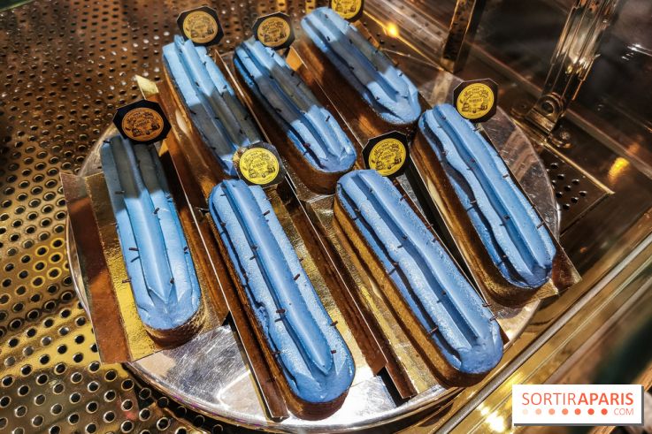 Thé glacé et éclair Cactus Bleu de Mariage Frères, les photos