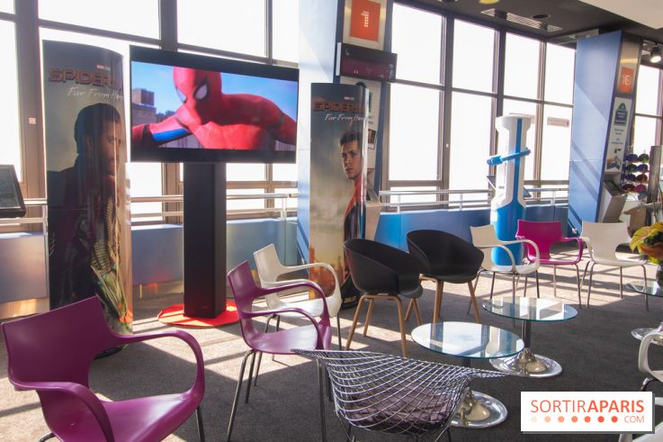 Les animations spider-man de la Tour Montparnasse