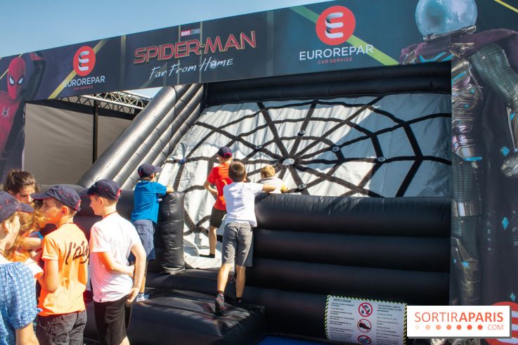 Les animations spider-man de la Tour Montparnasse