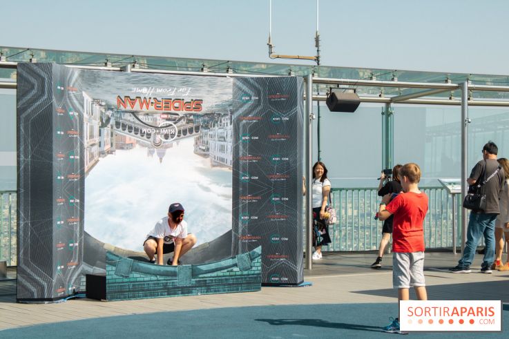 Les animations spider-man de la Tour Montparnasse