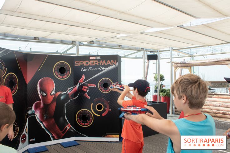 Les animations spider-man de la Tour Montparnasse