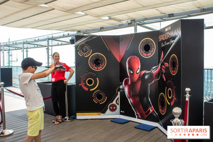 Les animations spider-man de la Tour Montparnasse