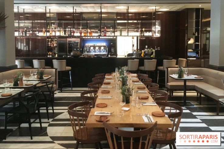 Intérieur de la Brasserie du Lutetia