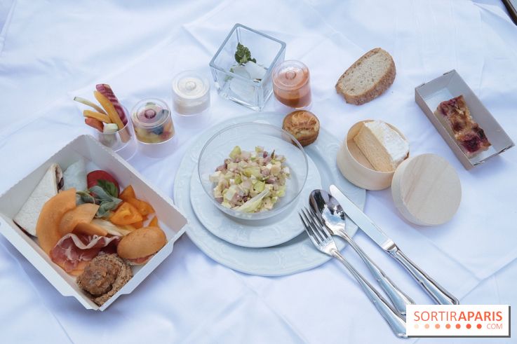 Le Pique-nique préparé par le Chef Julien Lucas de l'Auberge du Jeu de Paume à Chantilly