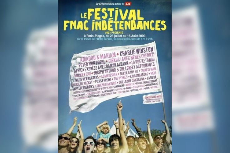 Festival Fnac Indétendances, Paris Plages, Concerts