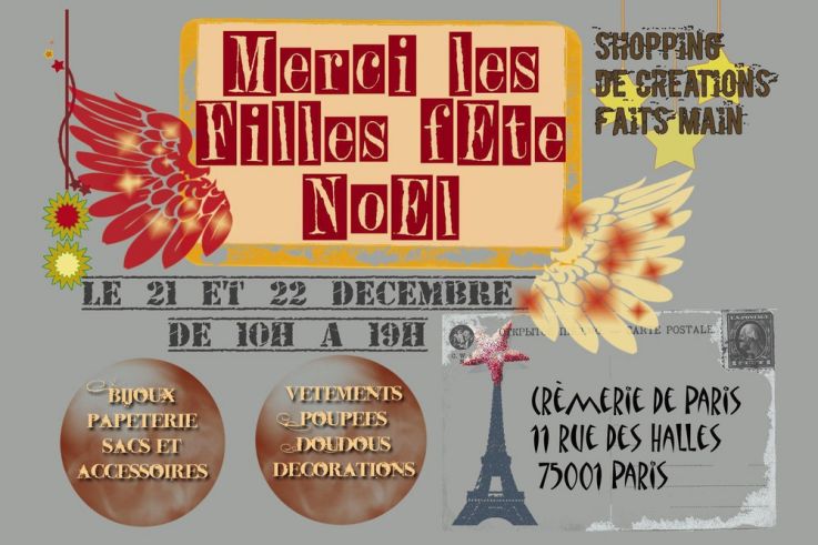 Expo-Shopping de Noël du collectif "Merci les Filles"